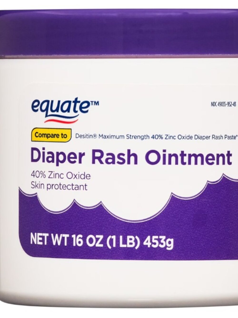 Equate Diaper Rash Ointment - Gentle Skin Protectant